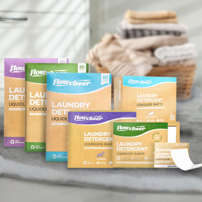 أوراق غسيل الغسيل الصديقة للبيئة غسيل غسيل الغسيل القابل للتحلل البيولوجي