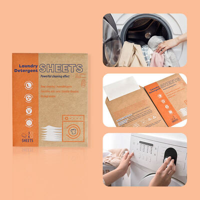 سعر جيد صانع أوراق الغسيل  أوراق إزالة البقع من الملابس منعم الأقمشة الفعال لإزالة البقع الانترنت