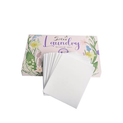 أوراق منظف الغسيل الصديقة للبيئة سهلة الحمل، حزمة سفر أساسية لغسيل الملابس المنزلية