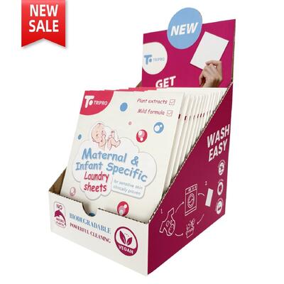 أوراق منظف الغسيل لمكافحة البقع وإزالتها صابون غسيل ورقي