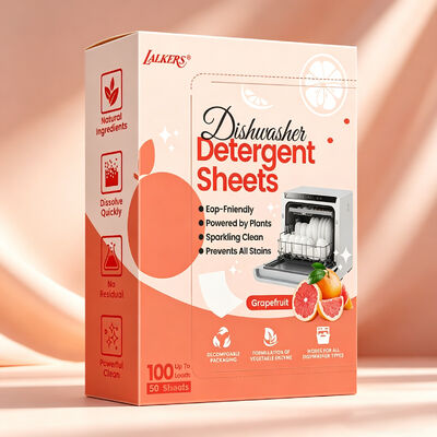 سعر جيد بيع بالجملة أوراق غسيل الصحون الصديقة للبيئة قابلة للتحلل الحيوي الضعيفة الحساسية أوراق غسيل الصحون المخصصة الانترنت