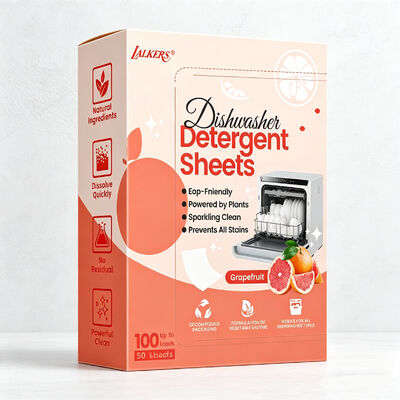 سعر جيد Eco-Friendly Hypoallergenic Long-Lasting Dish Washing Sheets and Dishwasher Cleaning Sheets الانترنت